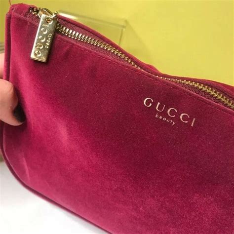 pink gucci bags|gucci makeup bag pink velvet.